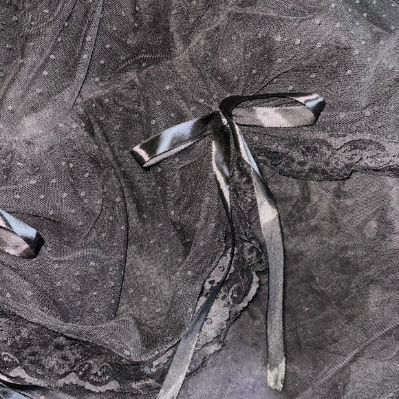 Sexy Black Gothic Lacey Tutu skirt. Wednesday Morticia Addams style. - Picture 4 of 6